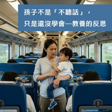 孩子不是「不聽話」，只是還沒學會—教養的反思
